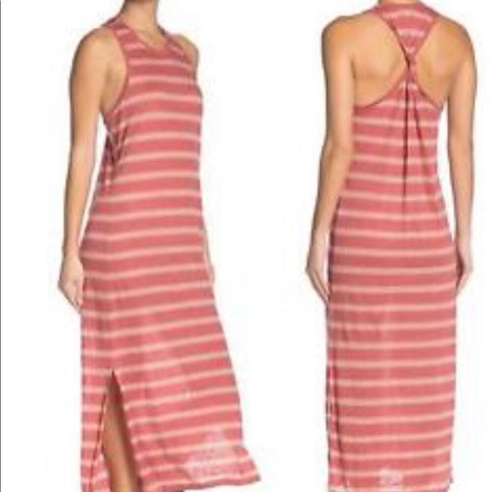 Joie Women's Brellen Linen Striped Tank Dress X-Large NWT